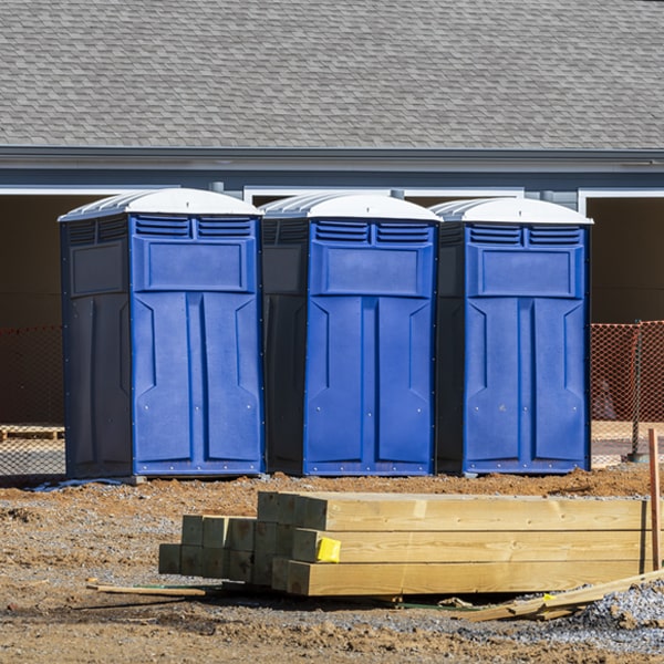 are there any restrictions on where i can place the porta potties during my rental period in Decaturville TN